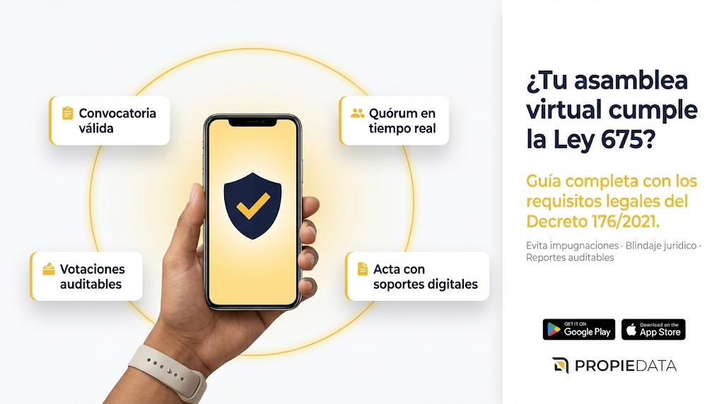 Asambleas virtuales 2026: Guía completa para cumplir la Ley 675