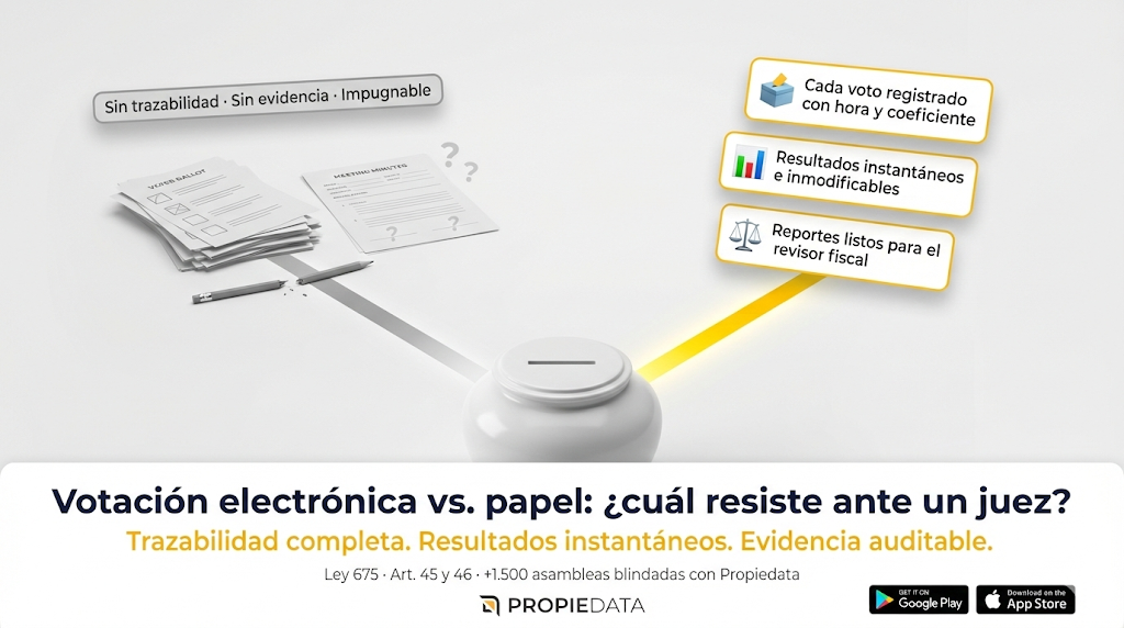 Votación electrónica vs. papel: ¿Cuál es más seguro legalmente?
